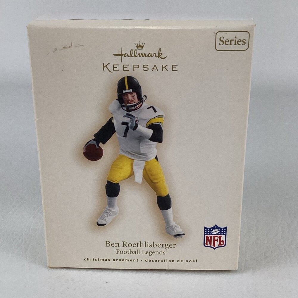 Hallmark Keepsake Christmas Tree Ornament Football Legends Ben Roethlisberger